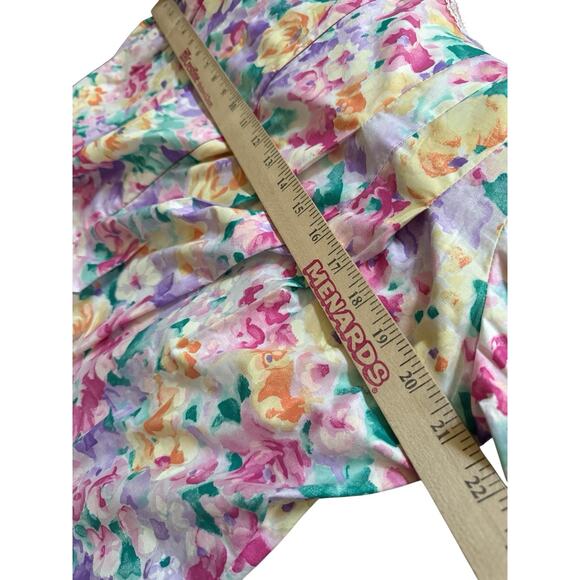 VTG David Brown California House Coat Floral Dress Large Nightgown USA Made - Picture 8 of 8